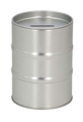 Blikken Olievat Spaarpot 8.6x11.5cm 12stuks Blikken Olievat Spaarpot 8.6x11.5cm 12stuks