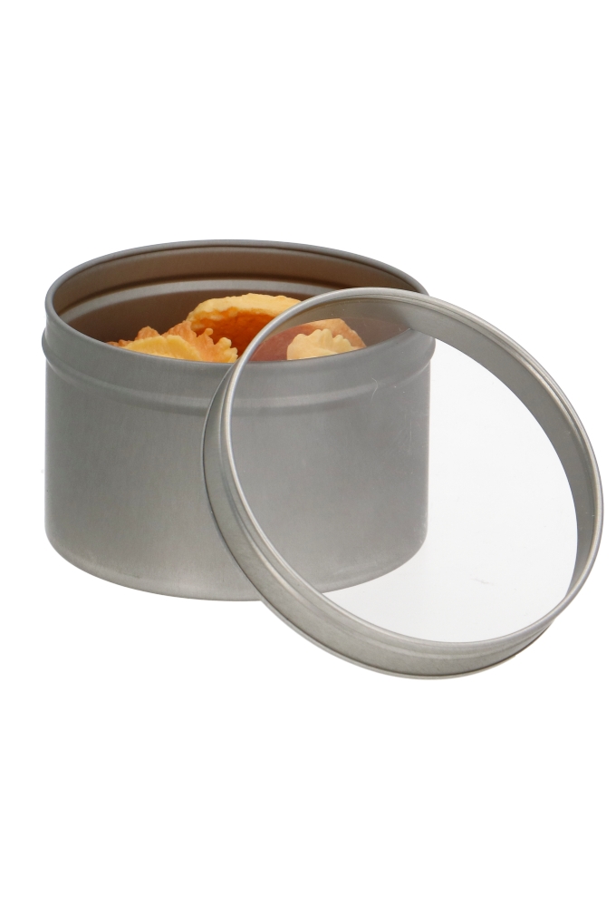 Blikken Blanco Rond & Venster 8x5.8cm 24stuks