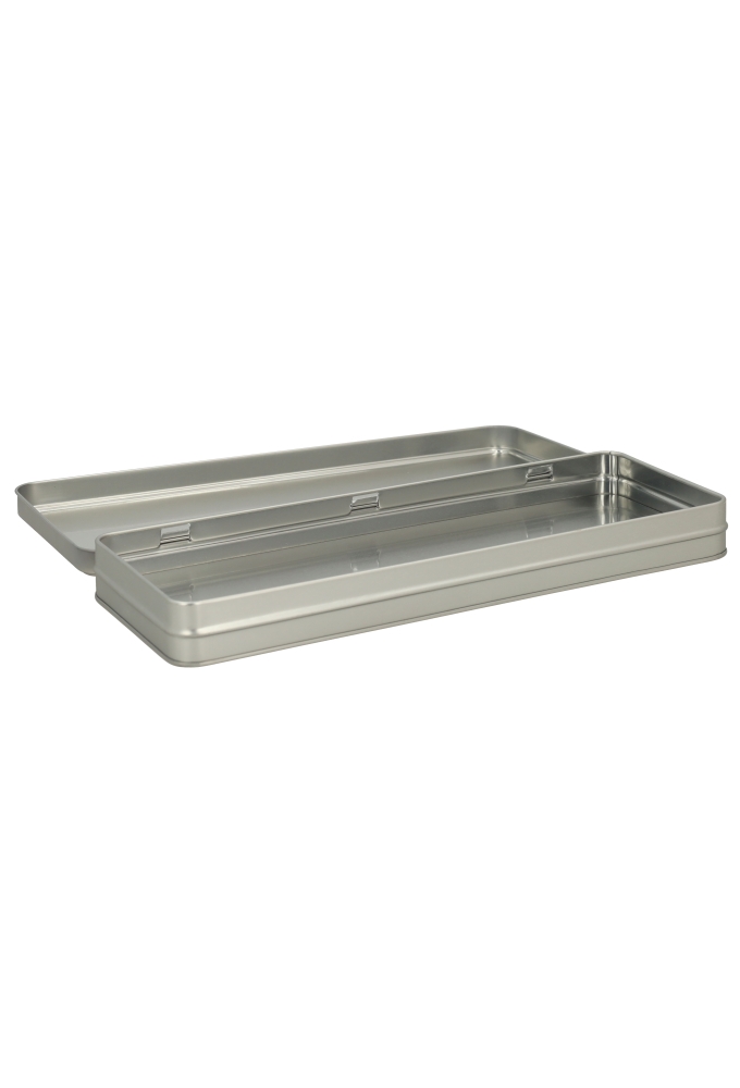 Blikken Blanco Rechthoekig 30.3x11.1x3cm 12stuks