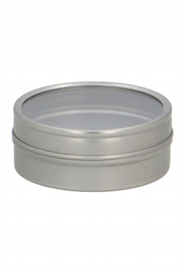 Blikken Blanco Rond & Venster 5x2cm 50stuks
