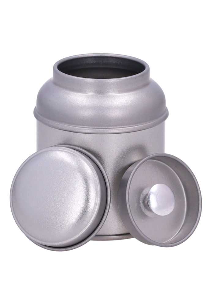 Blikken Blanco Rond & Inzetdeksel 5.5x7cm 24stuks