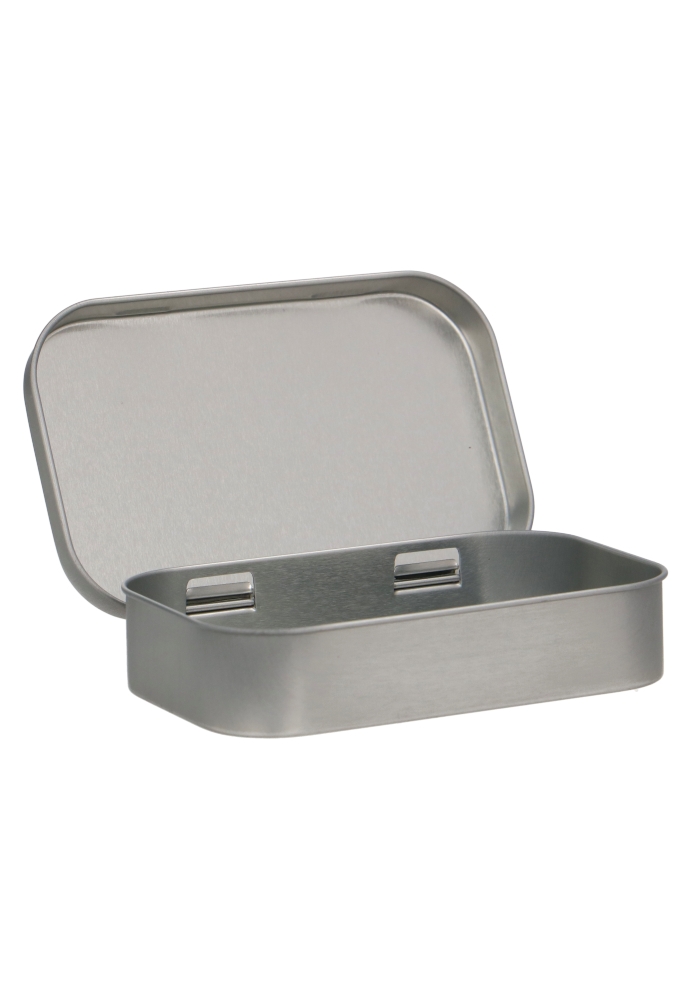 Blikken Blanco Rechthoekig & Scharnierdeksel 9.4x5.9x2cm 24stuks