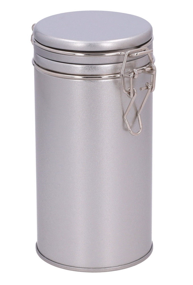 Blikken Blanco Rond Met Beugel 7.6x14.9cm 12stuks