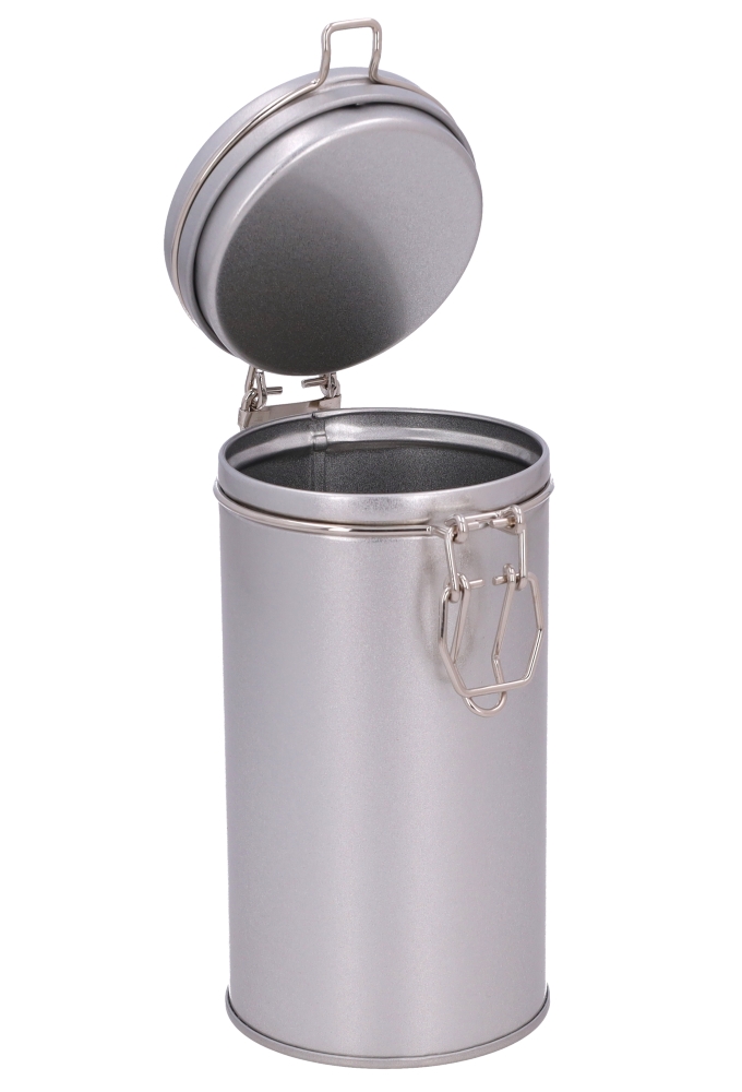 Blikken Blanco Rond Met Beugel 7.6x14.9cm 12stuks