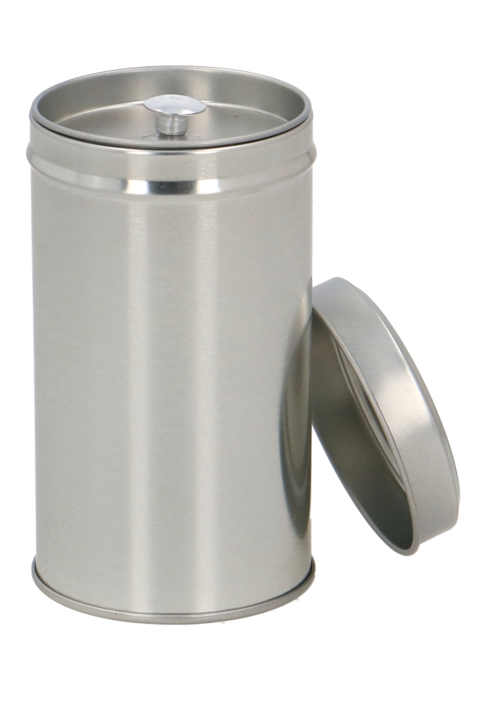 Blikken Blanco Rond & Inzetdeksel 6x10.5cm 24stuks