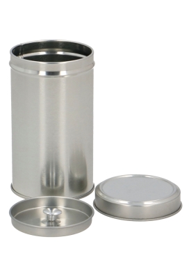 Blikken Blanco Rond & Inzetdeksel 6x10.5cm 24stuks Blikken Blanco Rond & Inzetdeksel 6x10.5cm 24stuks