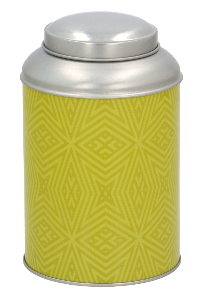 Blikken Groen Rond Met Patroon 8.6x13cm 12stuks