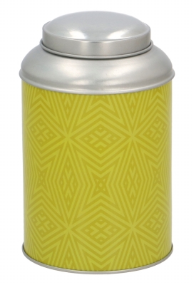 Blikken Groen Rond Met Patroon 8.6x13cm 12stuks
