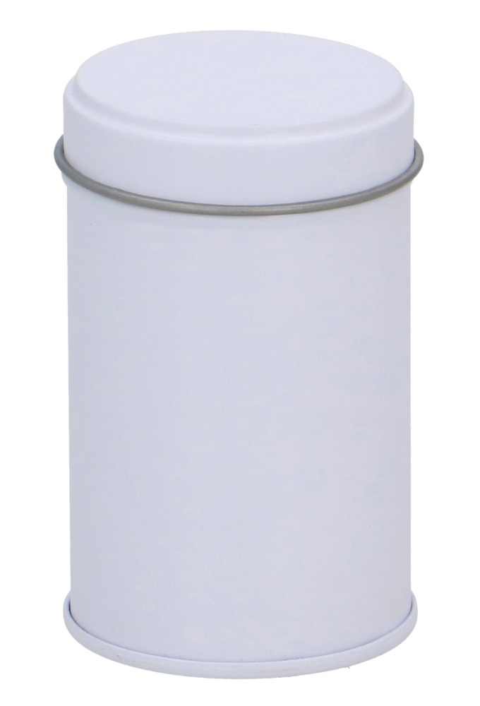 Blikken Blanco Wit Rond Kruidenpotje 5.3x6.5cm 36stuks