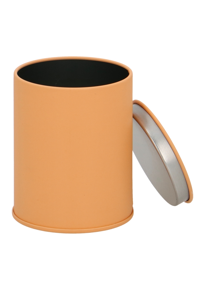 Blikken Oranje Rond 5.8x7cm 24stuks