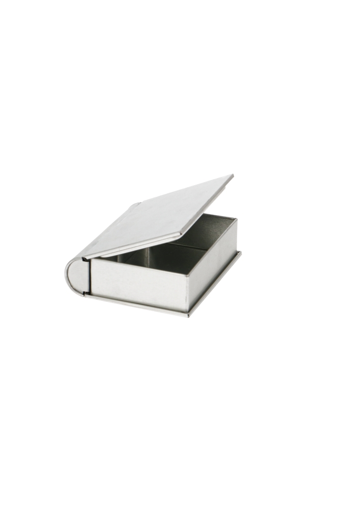Blikken Boek 11.2x9.4x3.1cm 48stuks