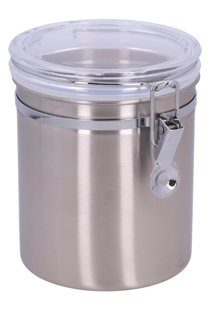 Blikken Blanco Rond Met Beugel & Transparant Deksel 500gr 12x16cm 4stu