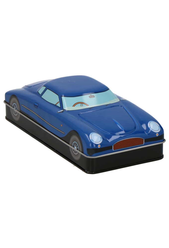 Blikken Retro Auto Blauw 19.2x8.6x2.8cm 12stuks