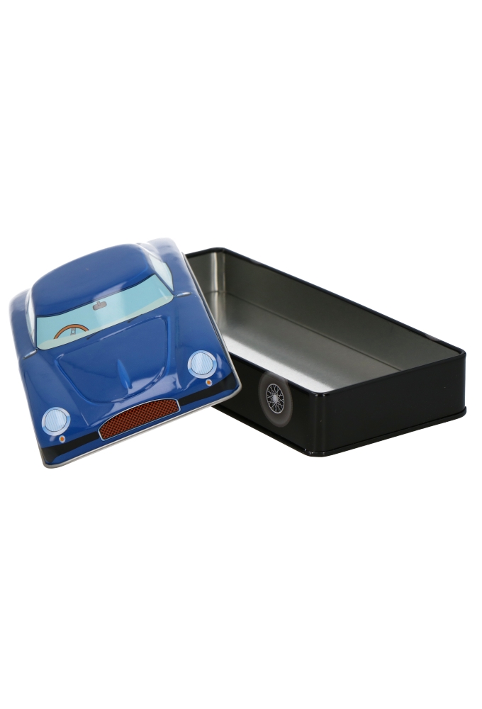 Blikken Retro Auto Blauw 19.2x8.6x2.8cm 12stuks
