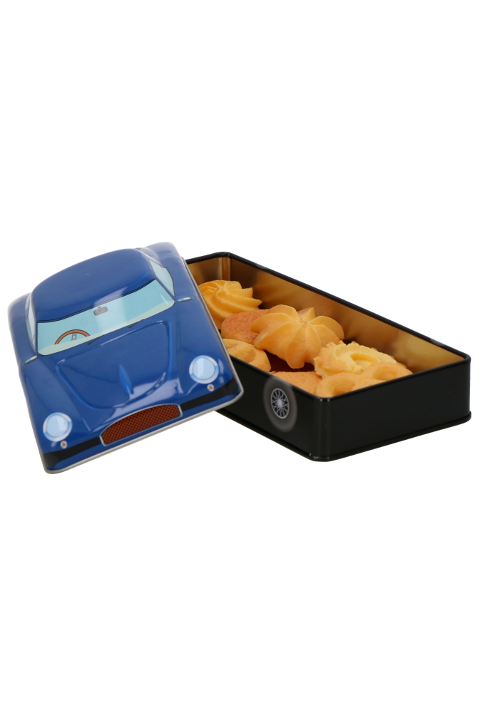 Blikken Retro Auto Blauw 19.2x8.6x2.8cm 12stuks