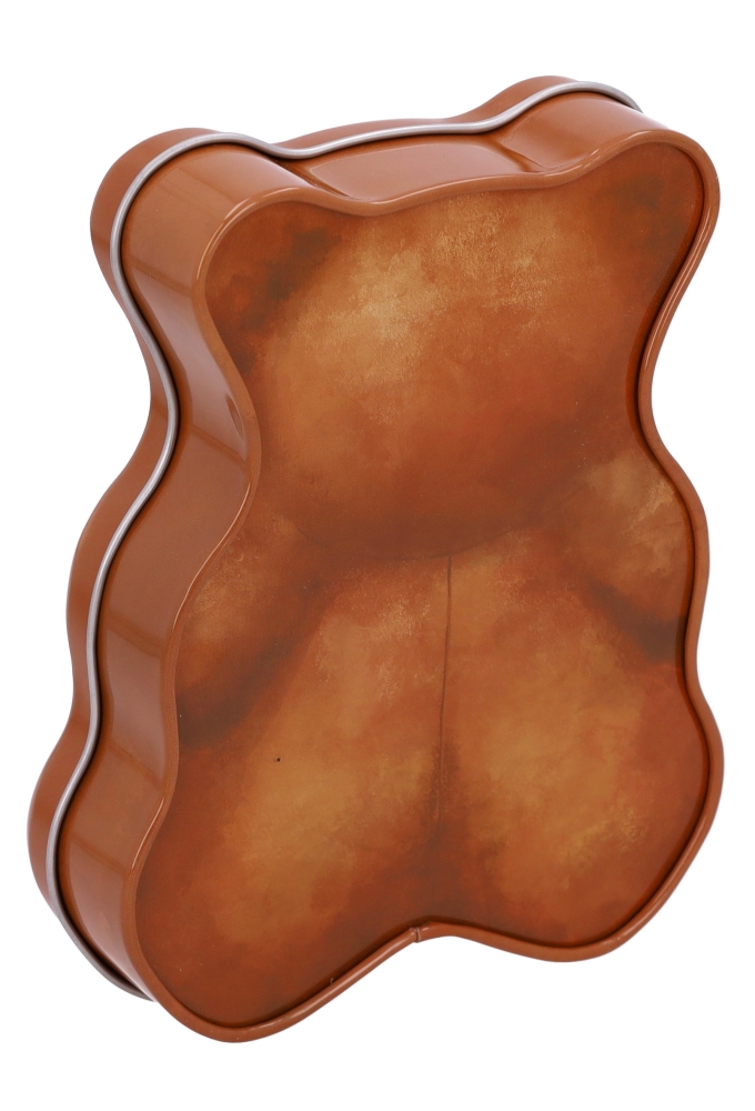 Blikken Teddy 16x12.9x3.5cm 12stuks