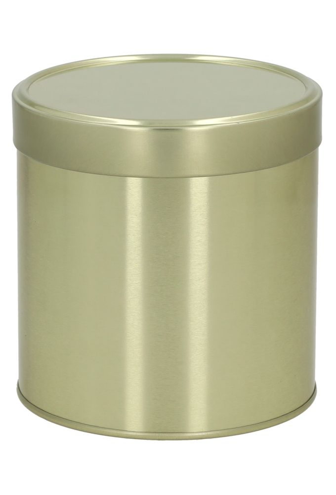 Blikken Goud Rond 11.7x12cm 12stuks