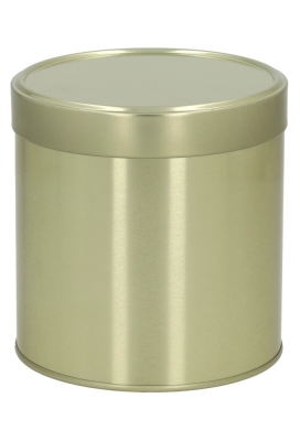 Blikken Goud Rond 11.7x12cm 12stuks