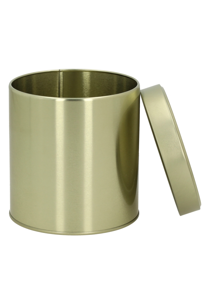 Blikken Goud Rond 11.7x12cm 12stuks