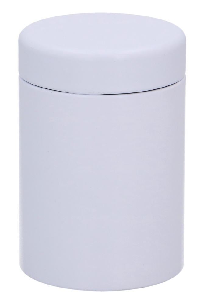 Blikken Blanco Wit Rond 7.5x11cm 12stuks