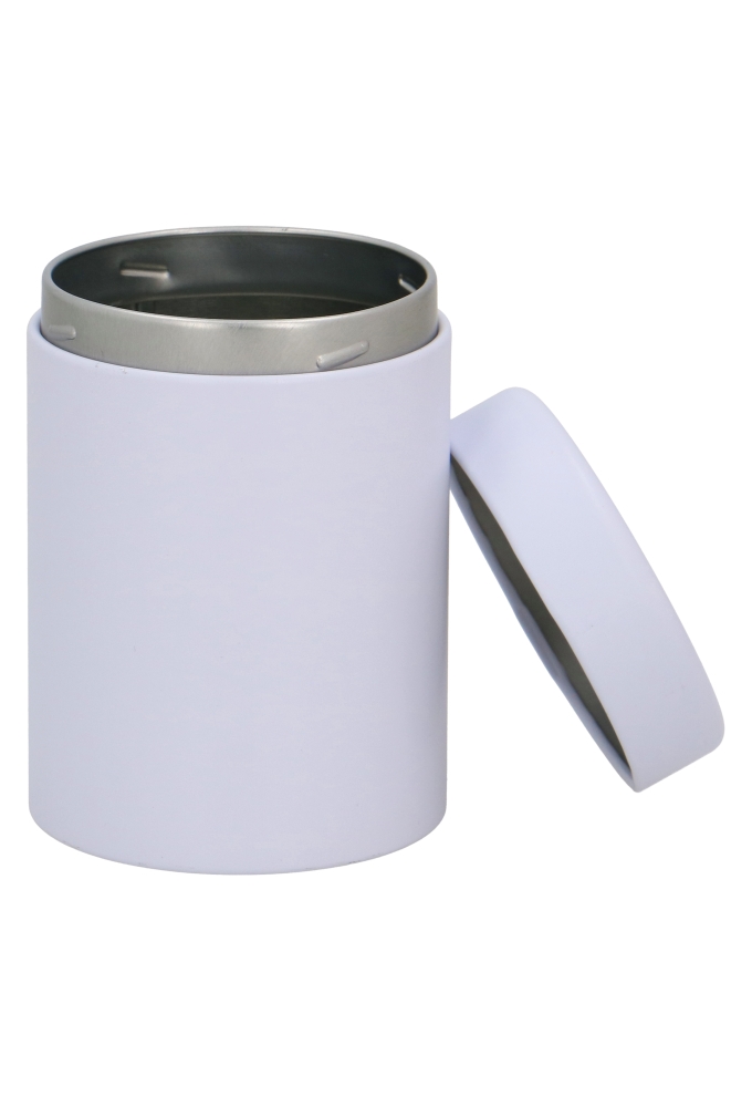 Blikken Blanco Wit Rond 7.5x11cm 12stuks