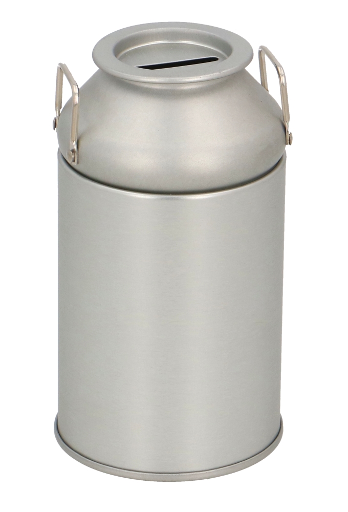 Blikken Blanco Melkblik & Spaarpot 6.5x11cm 12stuks