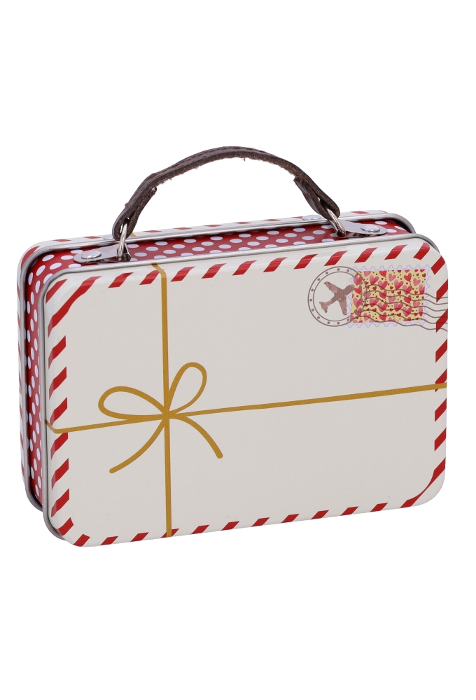 Blikken Post Koffer 10.8x7.3x3.8cm 24stuks