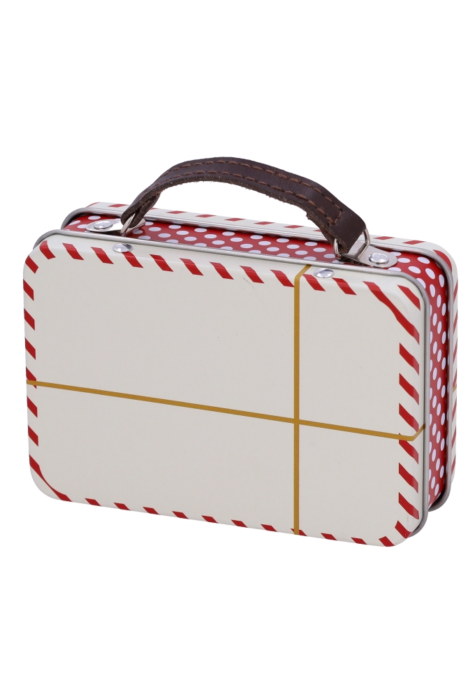 Blikken Post Koffer 10.8x7.3x3.8cm 24stuks