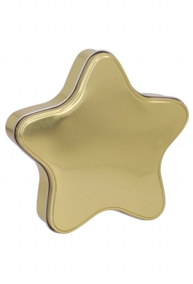Blikken Ster Goud 18.2x17.5x4cm 12stuks Blikken Ster Goud 18.2x17.5x4cm 12stuks
