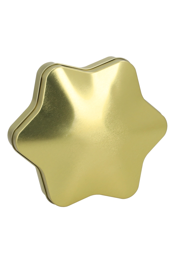 Blikken Ster Goud 14.5x14x3.2cm 24stuks