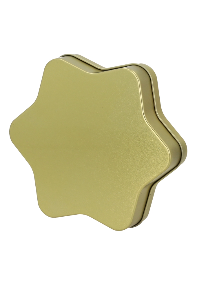 Blikken Ster Goud 14.5x14x3.2cm 24stuks