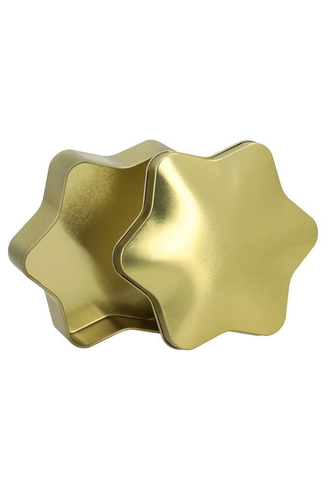 Blikken Ster Goud 14.5x14x3.2cm 24stuks