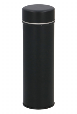 Blikken Zwart Rond Inzetdeksel 5.3x16cm 24stuks