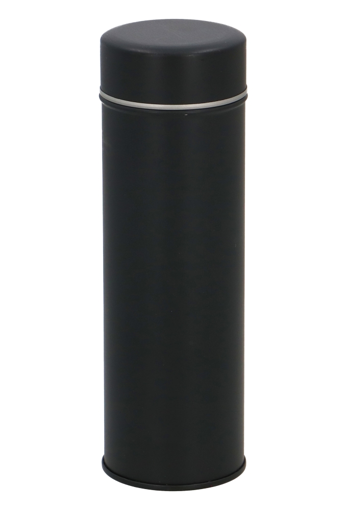 Blikken Zwart Rond Inzetdeksel 5.3x16cm 24stuks