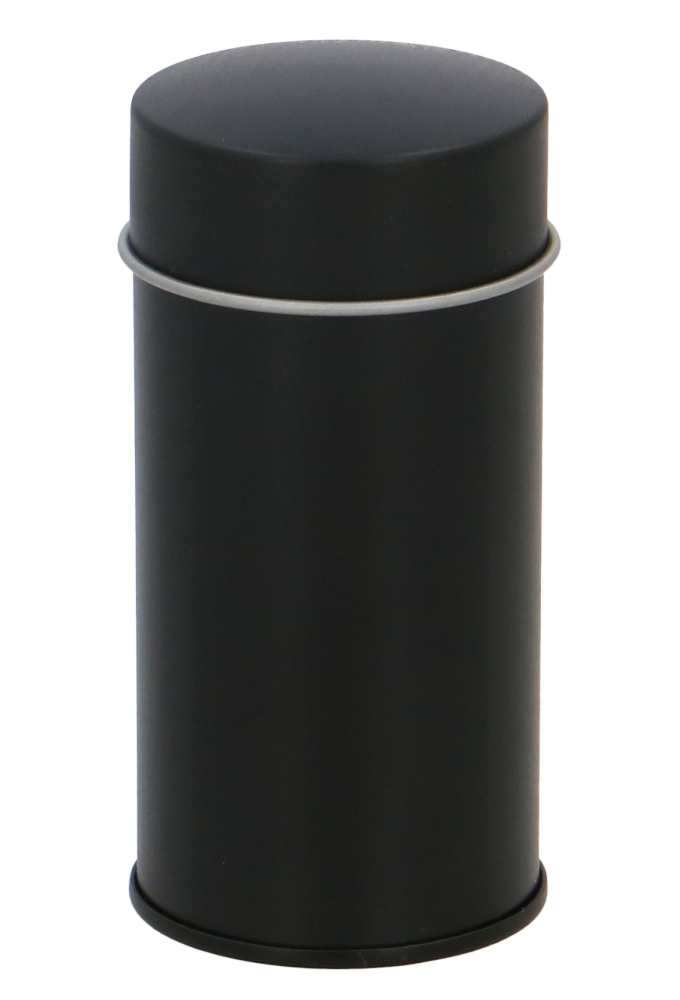 Blikken Zwart Rond Met Strooikop 4.5x8.5cm 36stuks