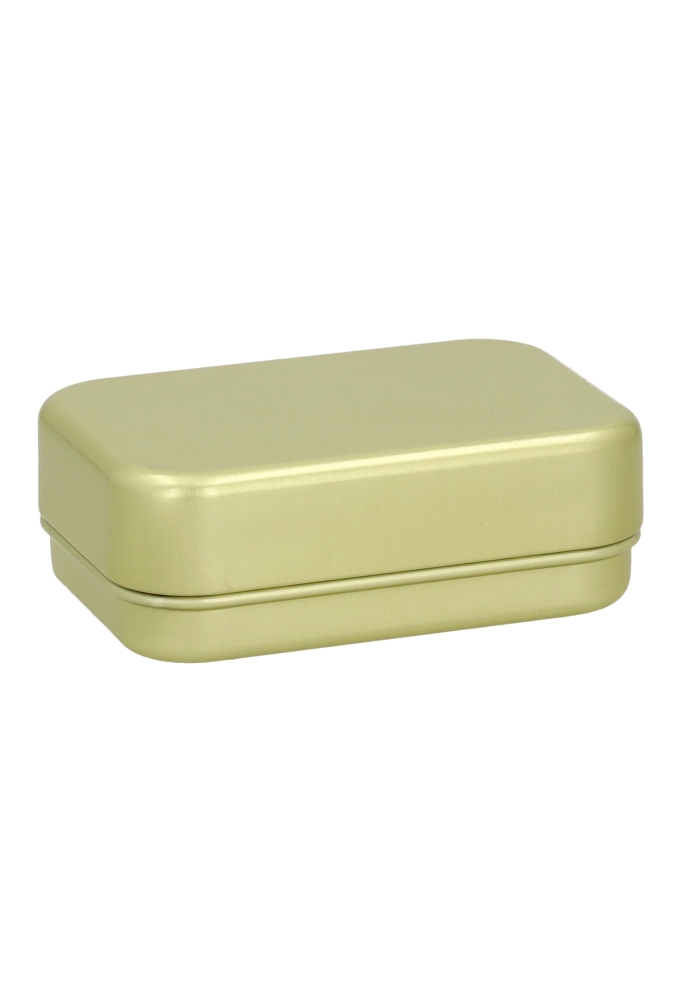 Blikken Goud Zeepblik 9.8x6.6x3.5cm 24stuks