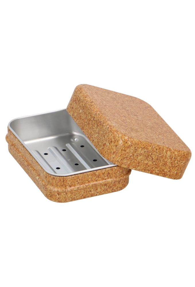 Blikken Zeepblik Kurk 9.8x6.6x3.5cm 24stuks