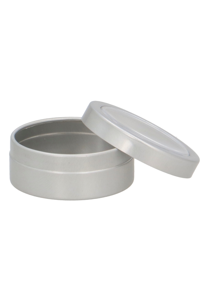 Blikken Blanco Rond Met Venster 25ml 4.5x1.8cm 250stuks