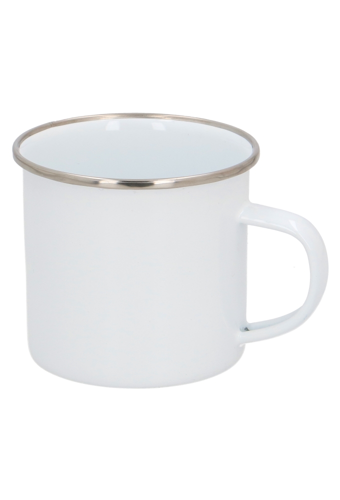 Blikken Mok Bloemen 9x8cm 12stuks