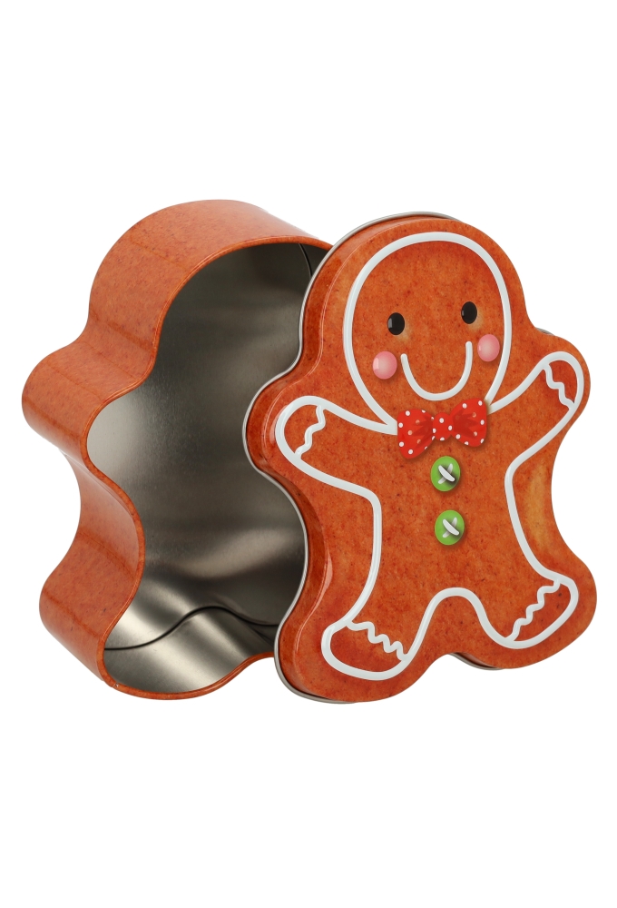 Blikken Gingerbread 13.7x9.9x5.1cm 12stuks