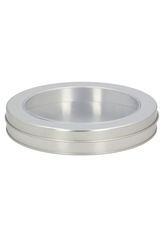 Blikken Blanco Rond 18x3.5cm 12stuks