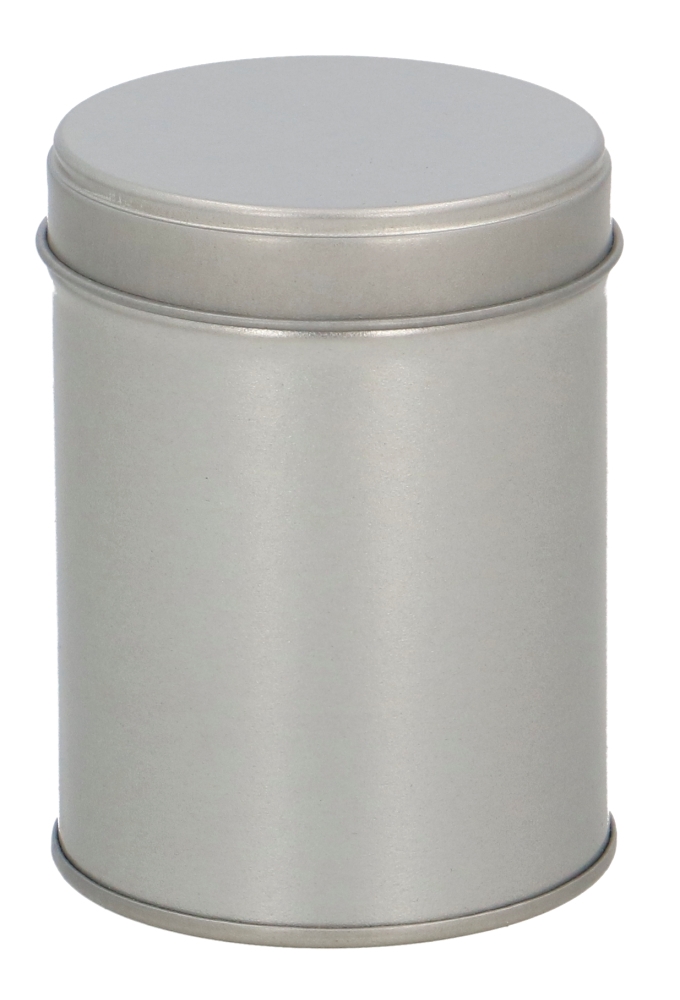 Blikken Rond Dubble Deksel & Hout 6.4x8cm 24stuks