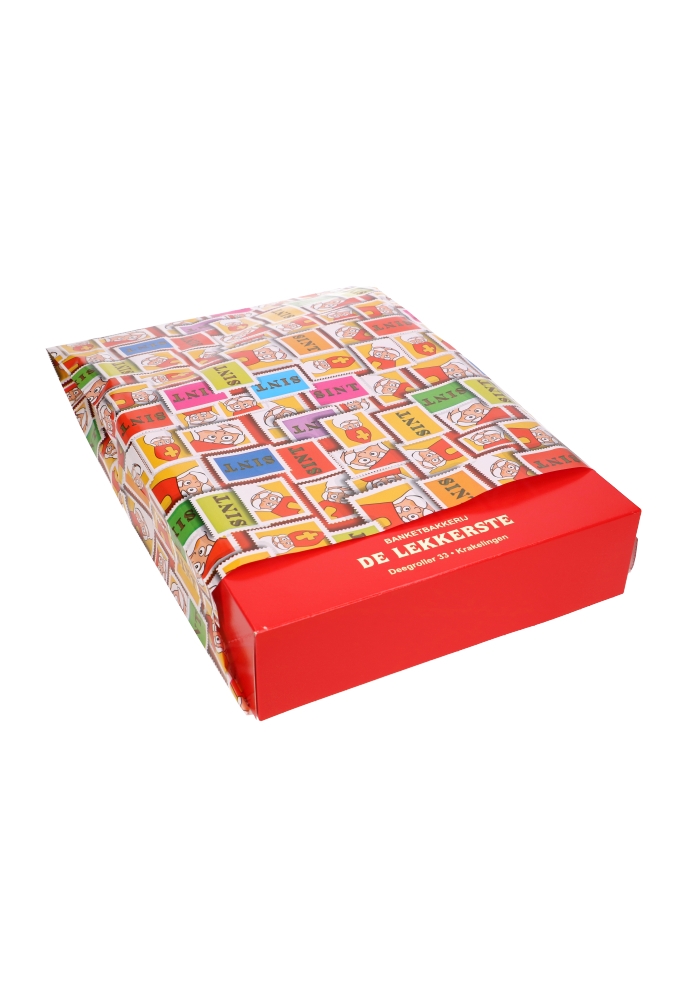 Sintzakjes Sint Postzegel & ZIJVOUW 25x34+4cm 100stuks