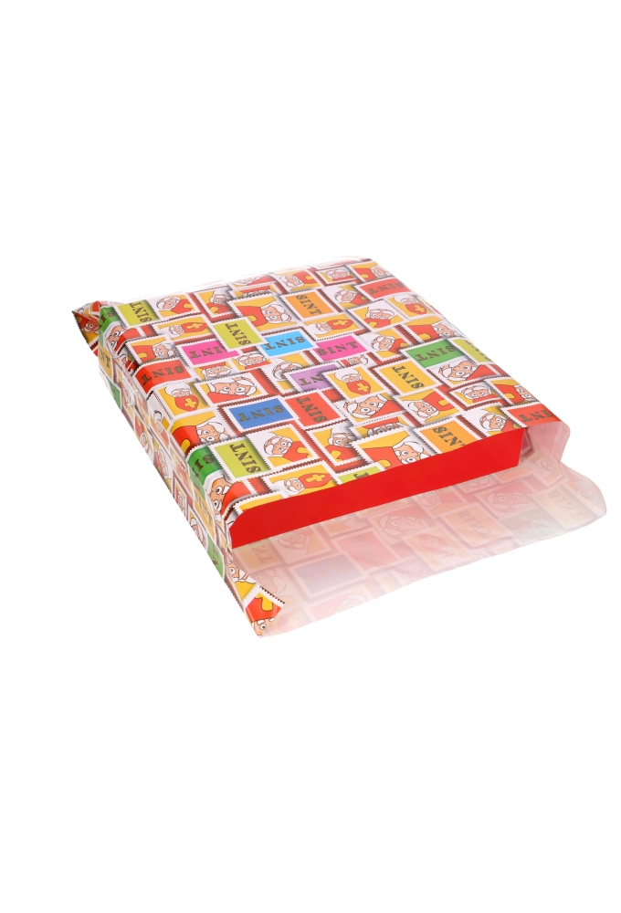 Sintzakjes Sint Postzegel & ZIJVOUW 25x34+4cm 100stuks