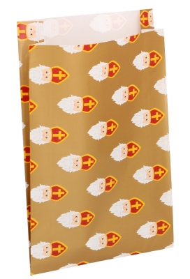 Sintzakjes Sinterklaas & ZIJVOUW 17x25+4cm 100stuks Sintzakjes Sinterklaas & ZIJVOUW 17x25+4cm 100stuks