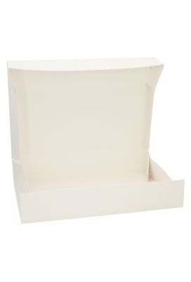 Geschenkdoos Cateringdoos Lino Wit 32x22x6cm 10stuks Geschenkdoos Cateringdoos Lino Wit 32x22x6cm 10stuks
