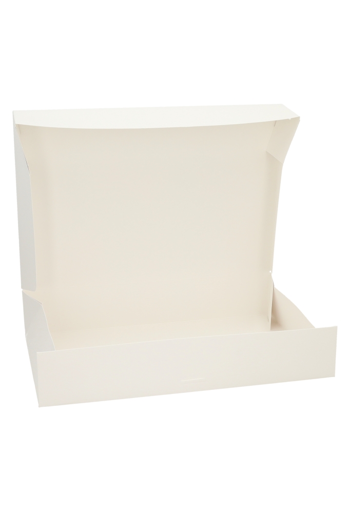 Geschenkdoos Cateringdoos Lino Wit 32x22x6cm 10stuks