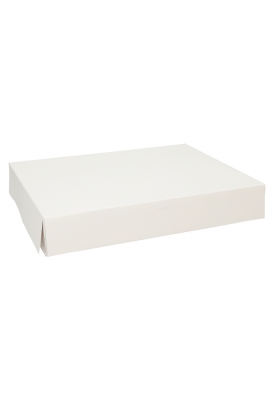 Geschenkdoos Cateringdoos Lino Wit 38x29x6cm 10stuks