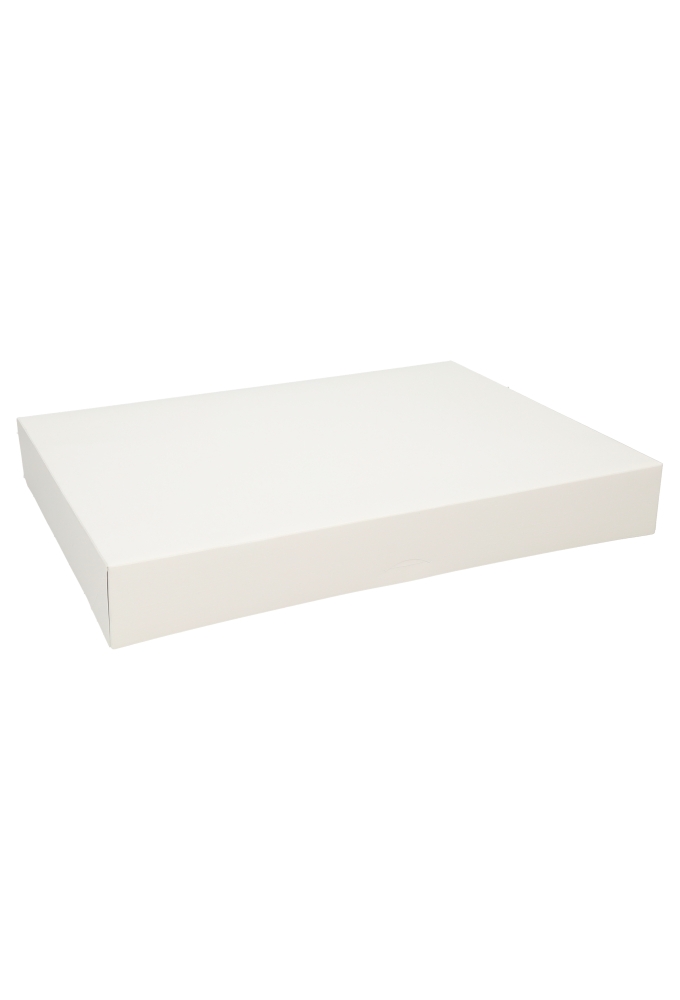 Geschenkdoos Cateringdoos Lino Wit 42x32x6cm 10stuks Geschenkdoos Cateringdoos Lino Wit 42x32x6cm 10stuks