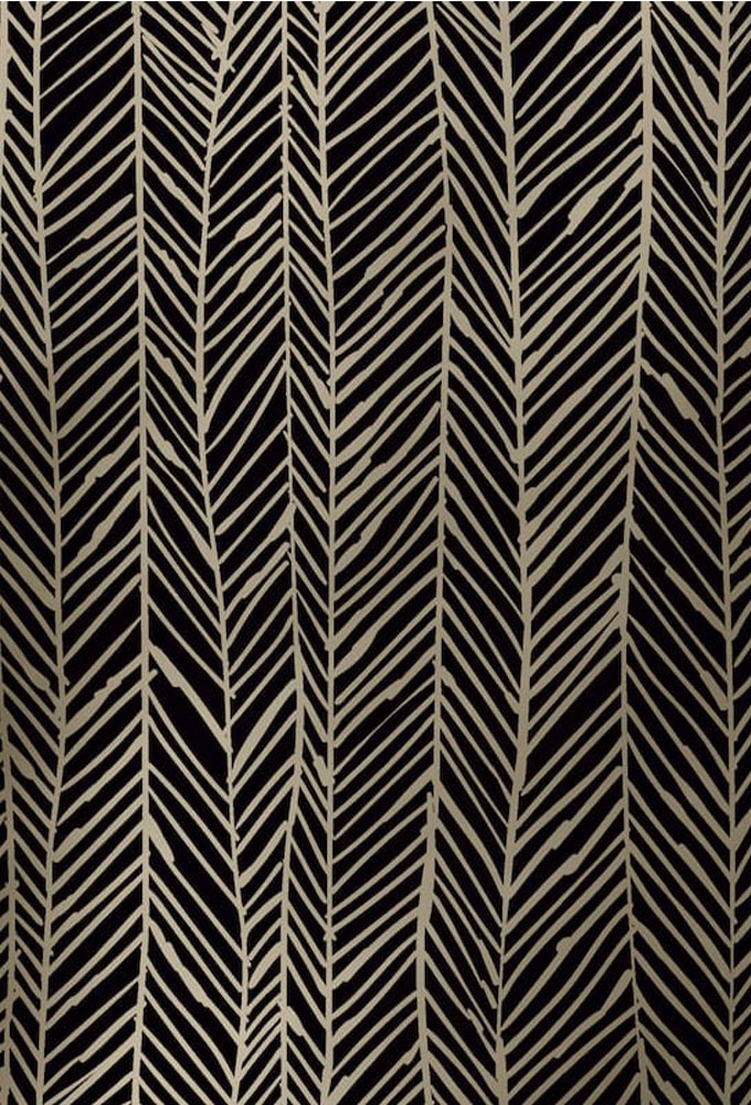 Kerstpapier herringbone Metallic 50cm x 100meter